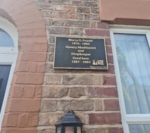 Mercy Powell Plaque